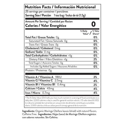 🍵🫐Organic Moringa Tea|Blueberry