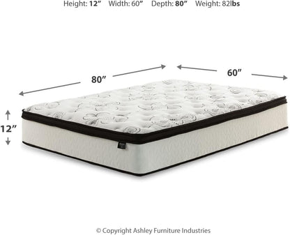🛏️🧊Queen Hybrid Cooling Gel Mattress|Balanced Mid-Firm