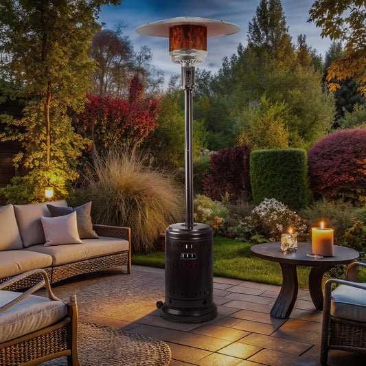 🔥Outdoor Propane Patio Heater with Wheels, Commercial &