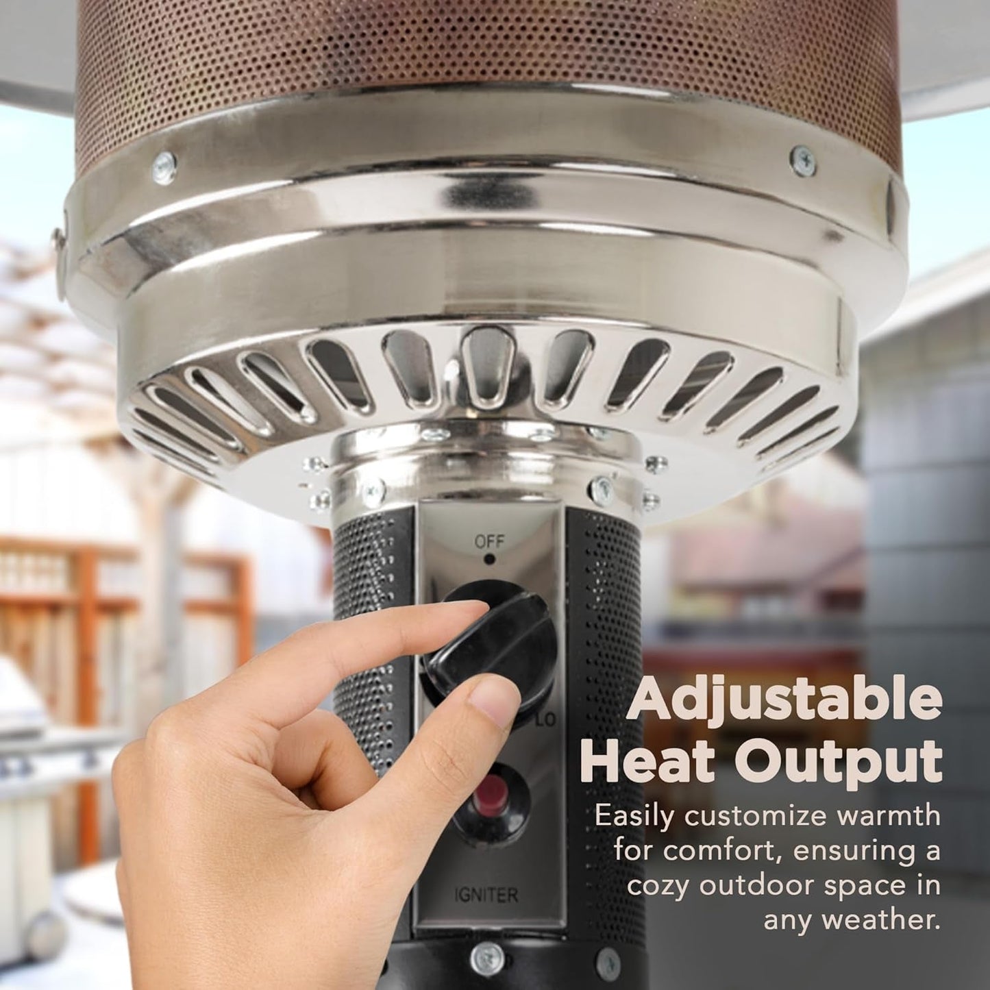🔥Outdoor Propane Patio Heater with Wheels, Commercial &