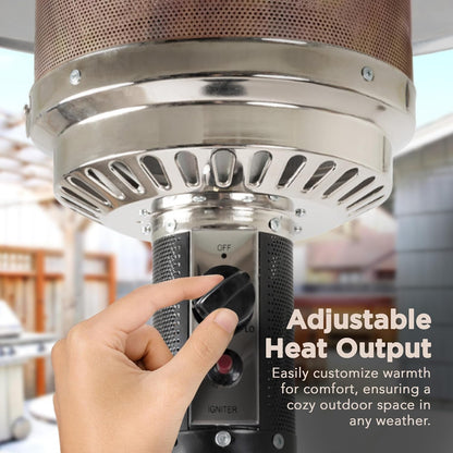 🔥Outdoor Propane Patio Heater with Wheels, Commercial &