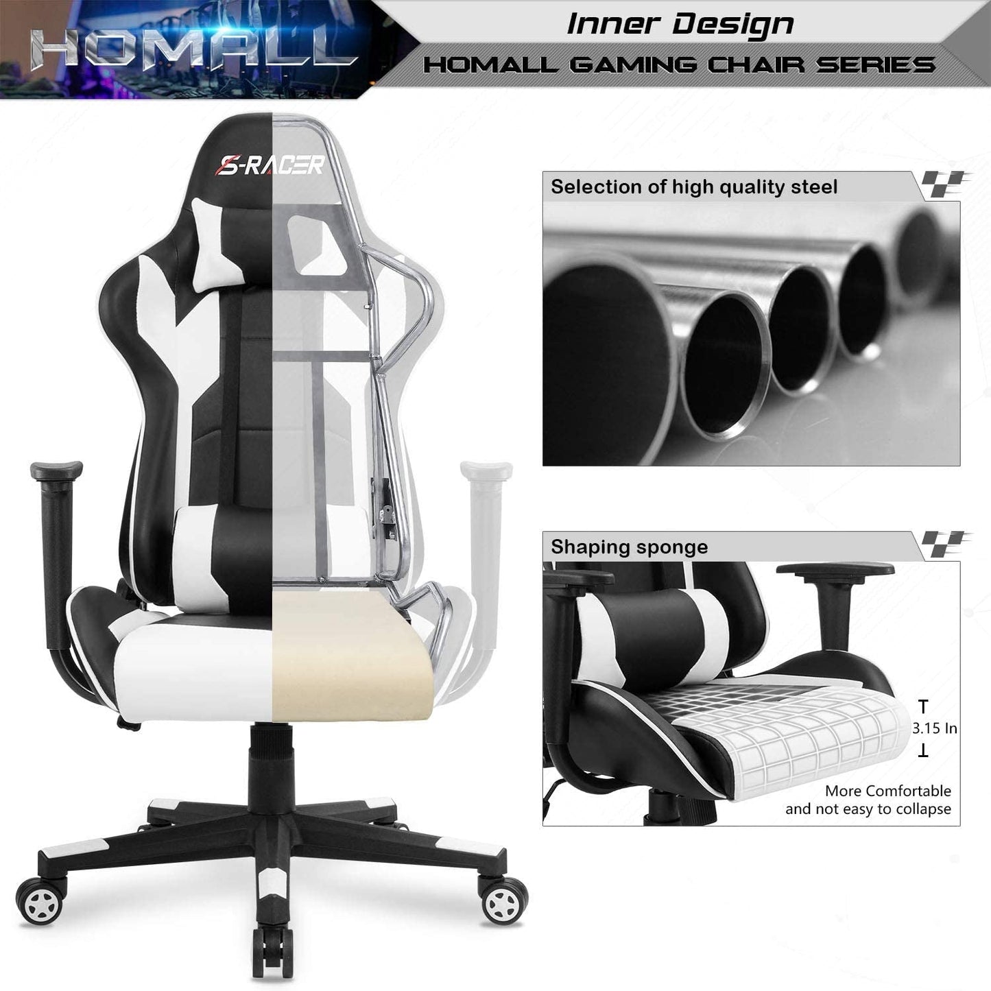 🏁Classic Gaming Chair