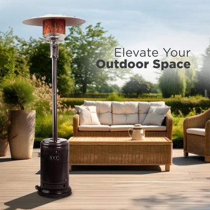🔥Outdoor Propane Patio Heater with Wheels, Commercial &