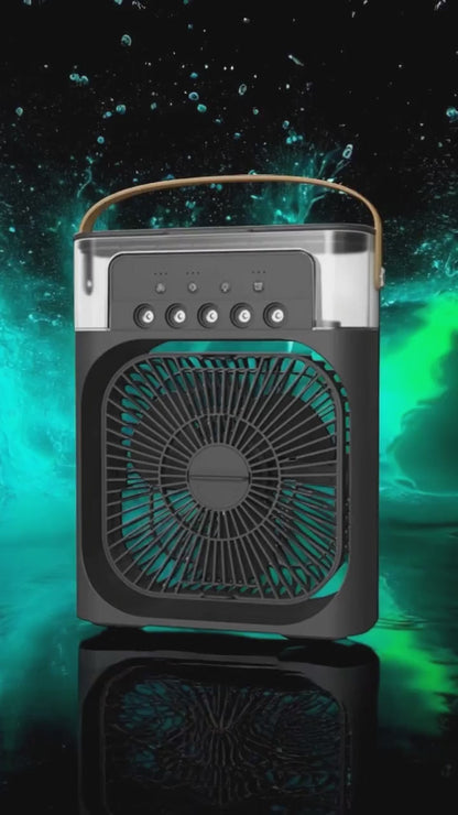 💨⛄️Air Conditioner Cooling Fan & Humidifier With 3 Speeds|LED Light Choice
