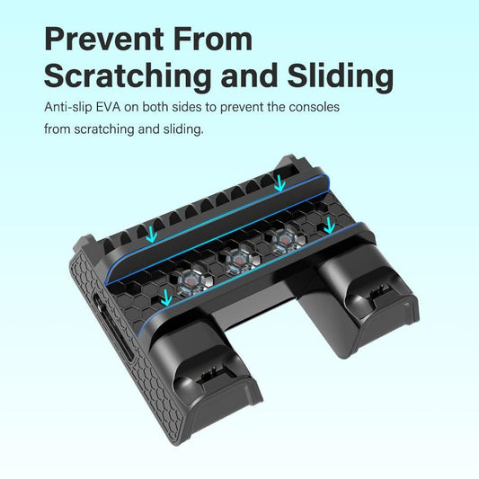 🎮❄️PS4/PS4 Slim/PS4 Pro Vertical Cooling Stand Dual Controller Station