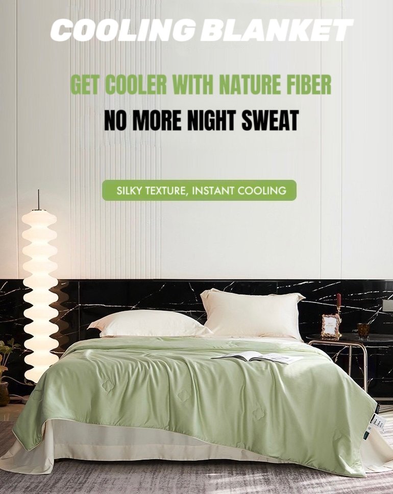 ❄️⛄️Heat's Nemesis Bamboo Fiber Cooling Blanket